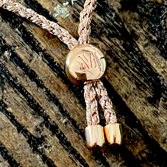 Monica Vinader Havana Mini Friendship Bracelet Rose Gold - Picture 3 of 4